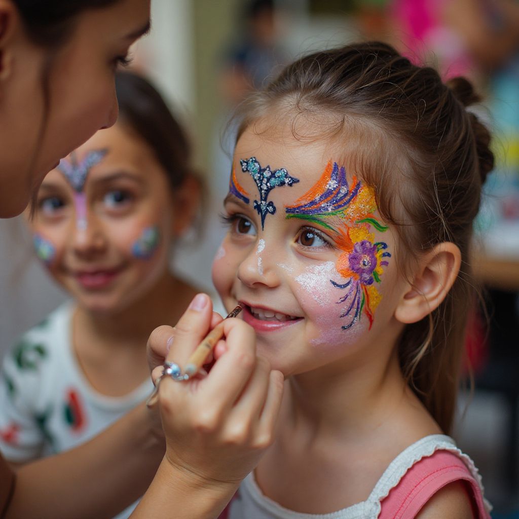 Face painting activity