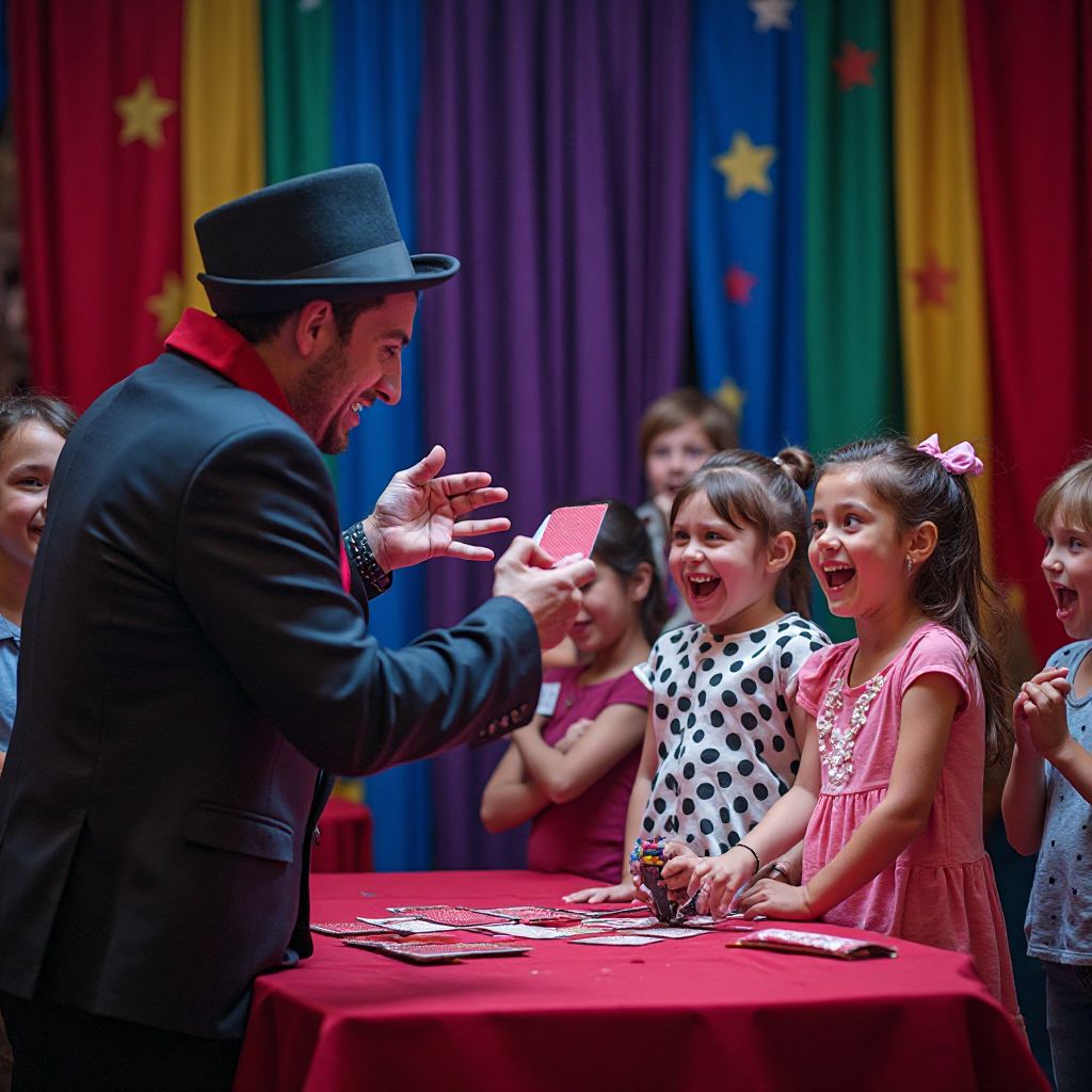 Interactive magic show for children