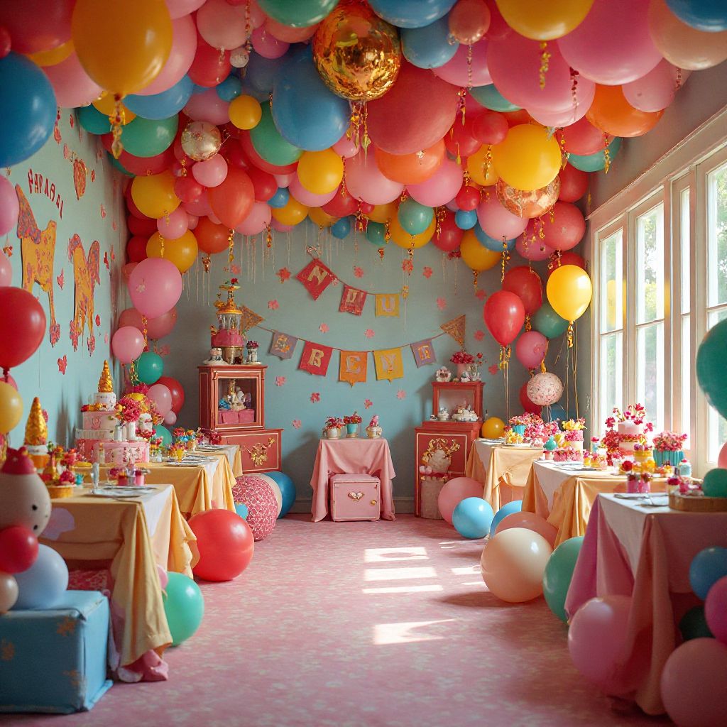 Themed party decorations