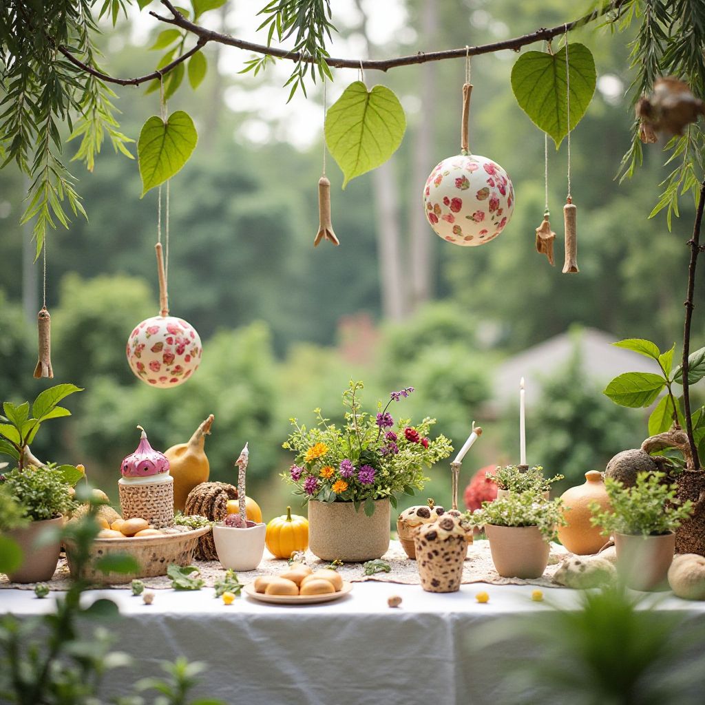 Eco-friendly party decorations